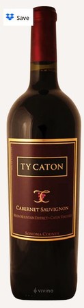 Ty Caton Cabernet Sauvignon Moon Mountain District Sonoma County  2020 750