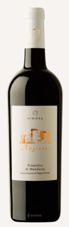 Schiena Primitivo Red Wine Italy di Manduria 2022 750