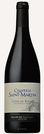 Cellier des Chartreux Chapelle Saint-Martin Reserve Red Blend Côtes-du-Rhône 2023 750