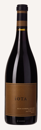 Iota Pelos Sandberg Pinot Noir Eola-Amity Hills Oregon 2017 750