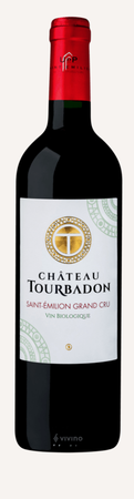 Chateau Tourbadon Red Wine Saint-Émilion Grand Cru France 2020 750