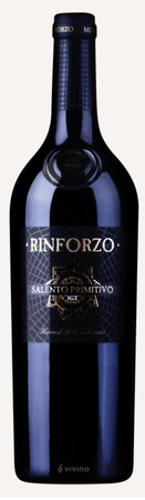 Rinforzo Primitivo Salento Red Wine Italy 2022 750