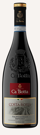 Tenute Ca' Botta Costa Rossa Red Wine Valpolicella Ripaso Italy 2018 750