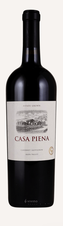 Casa Piena Estate Growm Cabernet Sauvignon Napa Valley  2017 750