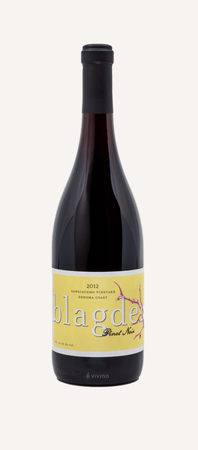 Blagden Sangiacomo Pinot Noir Sonoma Coast 2012 750