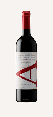 Viña Vik Winery  Cabernet Sauvignon Red Wine Millahue Chile 2021 750