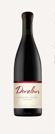 Donelan Cushing's Block  Pinot Noir Bennett Valley 2018 750