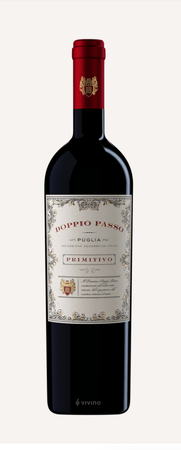 Doppio Passo Primitivo Puglia Red Wine Italy 2022 750